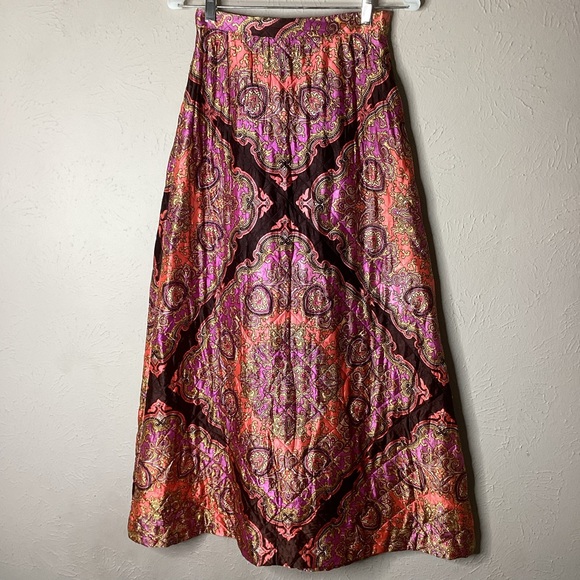 Vintage Dresses & Skirts - Byer California Vintage Quilted Maxi Skirt 9/10